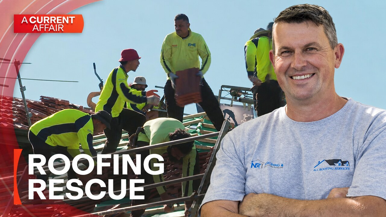 All Roofing Services owner Julian Dirou on the roof job featured in the A Current Affair Roofing Rescue segment